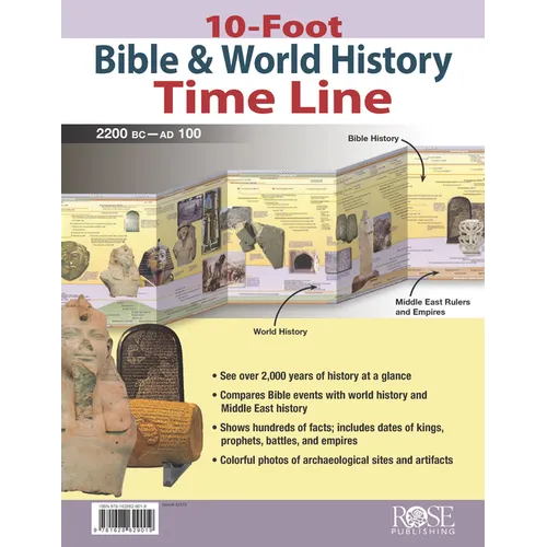 10-Foot Bible & World History Time Line - Paperback