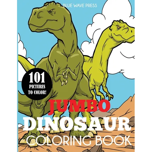 Jumbo Dinosaur Coloring Book - Paperback