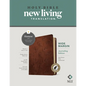 NLT Wide Margin Bible, Filament Enabled (Leatherlike, Dark Brown Palm, Indexed, Red Letter) - Imitation Leather