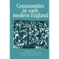 Communities in Early Modern England: Networks, Place, Rhetoric - Paperback