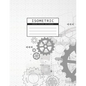 Isometric Graph Paper Notebook: Gear Wheel Mechanism Background 1/4 Inch Equilateral Triangle 3D Graph Paper Engineer Notebook Drafting Paper Isometri - Paperback