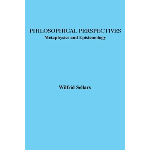 Philosophical Perspectives: Metaphysics and Epistemology - Paperback