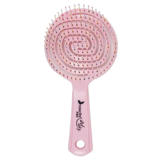 Nascita 3D Flexi Kontrol Hair Brush - Ergonomic Anti-Static Detangling Brush for Curly Hair, Reduces Frizz & Flyaways