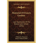 Memorial Of Francis Gardner: Late Headmaster Of The Boston Latin School (1876) - Paperback