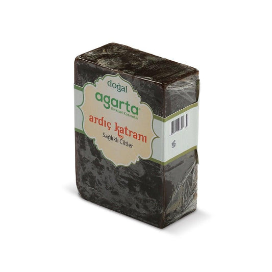 Agarta Handmade Natural Juniper Tar Soap for Sensitive Skin - 150g