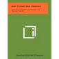 How To Read Shop Drawings: With Special Reference To Welding And Welding Symbols - Hardcover