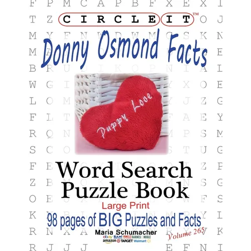 Circle It, Donny Osmond Facts, Word Search, Puzzle Book - Paperback