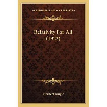 Relativity For All (1922) - Paperback