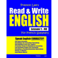 Preston Lee's Read & Write English Lesson 1 - 40 For French Speakers - Paperback