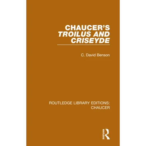 Chaucer's Troilus and Criseyde - Paperback