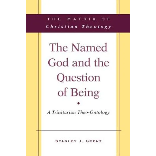 The Named God and the Question of Being - Paperback