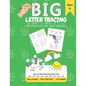 Big Letter Tracing: For Preschoolers And Toddlers: 100+ Pages, Pen Control, Coloring - Paperback