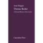 Thomas Beckett: A Textual History of His Letters - Hardcover