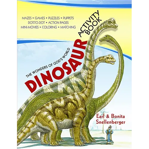 The Wonders of God's World Dinosaur Activity Book - Paperback
