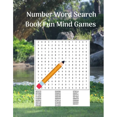 Number Word Search Book Fun Mind Games: 100 Exciting Number Puzzles for Adults - Paperback
