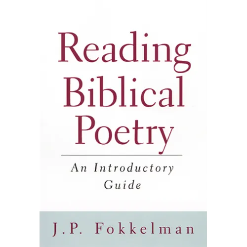 Reading Biblical Poetry - Paperback