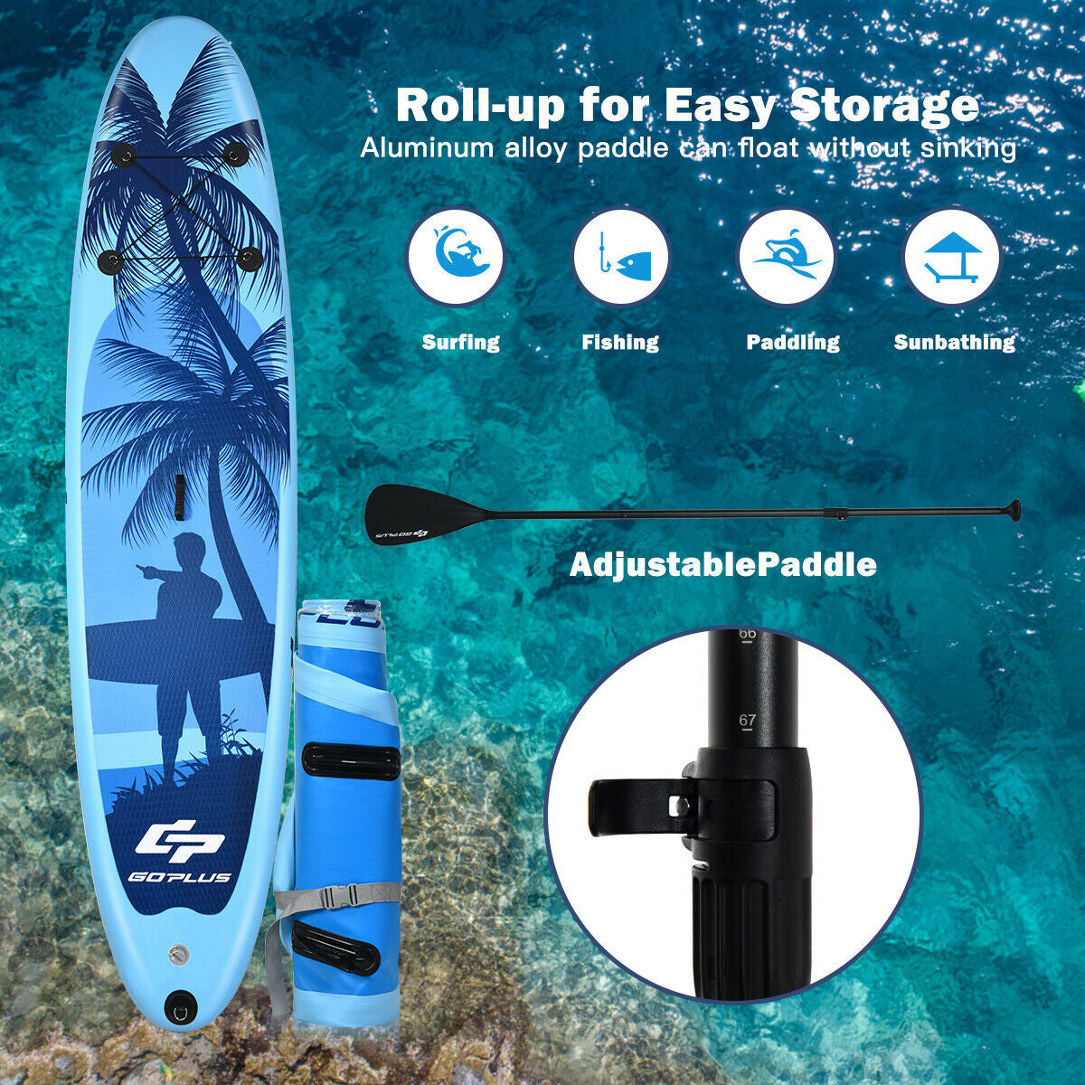 Adult Youth Inflatable Stand Up Paddle Board