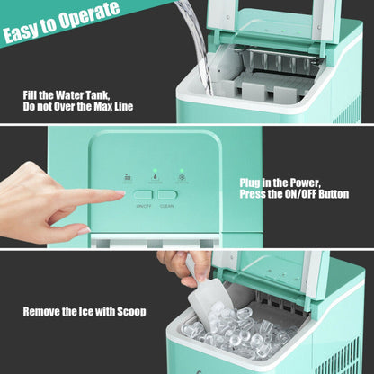 Portable Ice Maker with Scoop