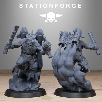 3D Printed Orkaz Flyers by StationForge Miniatures
