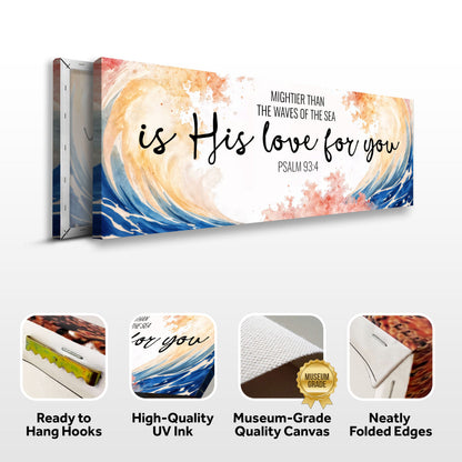 Mightier Than the Waves of the Sea Psalm 93:4 Faith Sign III