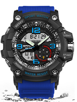 Analog-Digital Sports Watch with LED Backlight - STEVVEX