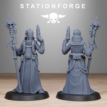3D Printed GrimCorp Seers by StationForge Miniatures