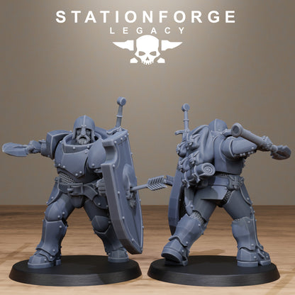 3D Printed Solaris Spearmen by Stationforge Miniatures
