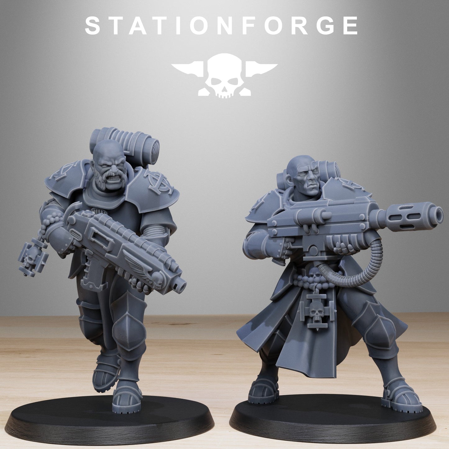 3D Printed Vadalites Brotherhood by StationForge Miniatures