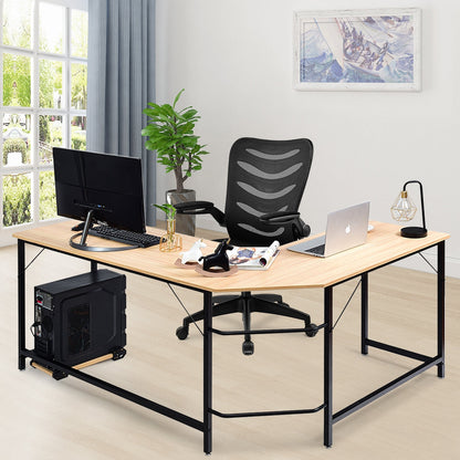 L Shaped Desk Corner Computer Desk PC Laptop Gaming Table Workstation