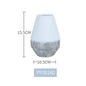 Ceramic Vase White Simple Striped Handicraft Decoration Home Living Room Desktop