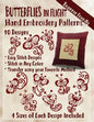 Butterflies in Flight Hand Embroidery Patterns - Paperback