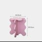 Cartoon Wavy End Cream Colored Petal Table