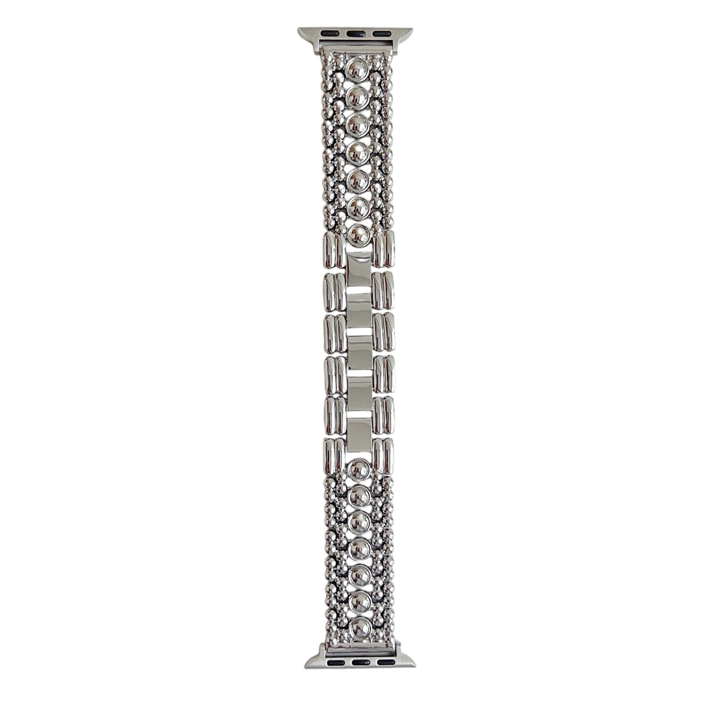 Five-bead Round Metal Watch Strap