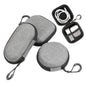 3 Pack Earbud Case BetterJonny EVA Hard Earphone Carrying Case Portable Storage Earbud Pouch Case Mini Earbud Pouch for Bluetooth Ear Buds USB Adapter Cable Coin Pouch Wallet (Grey)