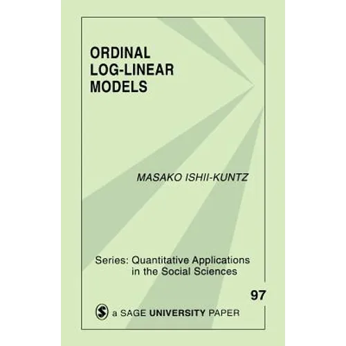 Ordinal Log-Linear Models - Paperback