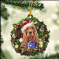 Car Pendant Sleeping Dog Angel Home Decor Acrylic Showcase Hanging Ornaments For Doors