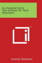 An Inquiry Into The Nature Of True Holiness - Paperback