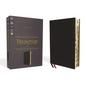 Nasb, Thompson Chain-Reference Bible, Genuine Leather, Calfskin, Black, 1995 Text, Red Letter, Thumb Indexed, Comfort Print - Leather