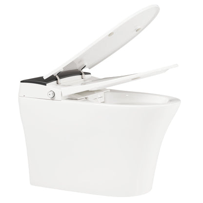 Heated Seat Smart Toilet, One Piece Toilet, Automatic Flush Tankless Toilet w...