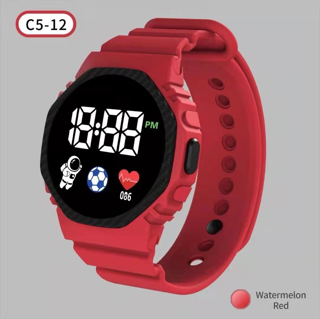 Square Electronic Watch Student Watch