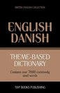 Theme-based dictionary British English-Danish - 7000 words - Paperback