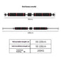 Indoor Punch-free Horizontal Bar On The Door Pull-up Fitness Equipment
