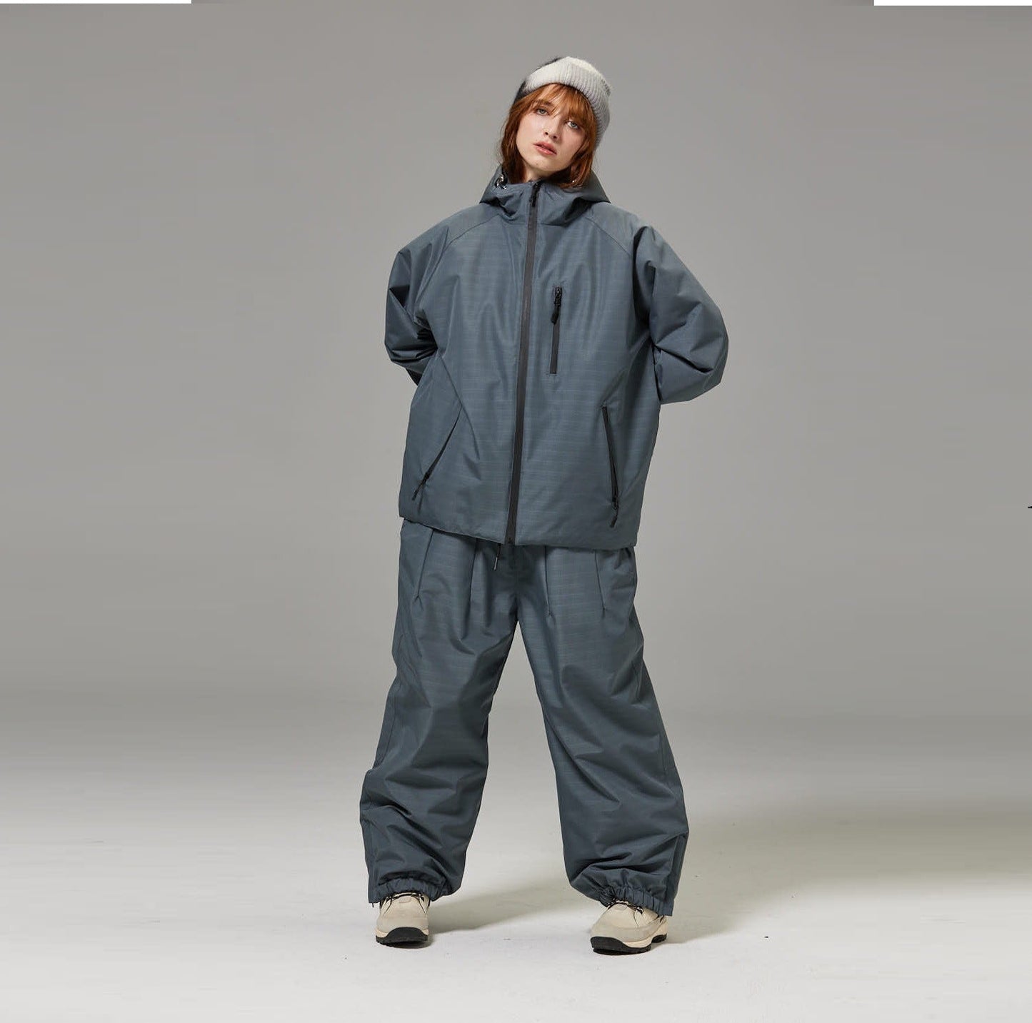 Unisex Windproof And Waterproof Loose-fitting Fashionable Ski Suit Set