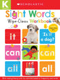 Sight Words: Scholastic Early Learners (Wipe-Clean Workbook) - Board Book