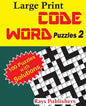 Large Print Code Word Puzzles 2 - Paperback