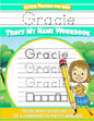 Gracie Letter Tracing for Kids Trace my Name Workbook: Tracing Books for Kids ages 3 - 5 Pre-K & Kindergarten Practice Workbook - Paperback