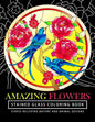 Amazing Flowers Stained Glass Coloring Books for adults: Mind Calming And Stress Relieving Patterns (Coloring Books For Adults) - Paperback
