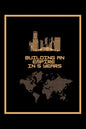 Building An Empire In 5 Years: A 5 year planner 2021 - 2025 Monthly Notebook Cool Organizer Entrepreneur Journal Black & Gold - Paperback