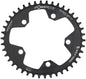 Wolf Tooth Elliptical 110 BCD Chainring - 38t 110 BCD 5-Bolt Drop-Stop B 10/11/12-Speed Eagle Flattop Compatible BLK