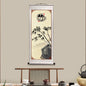 The 'Four Gentlemen' Traditional Rice Paper Scroll Paintings
